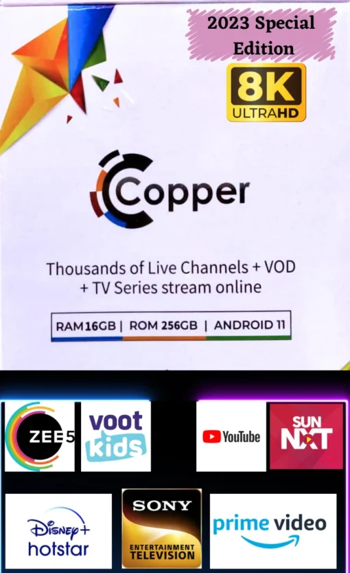 Copper TVbox Best IPTV Dubai