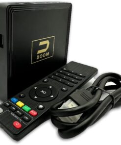 Doom Tv box Android - IP TV BOX 20GB RAM 512 ROM Support 10K UAE