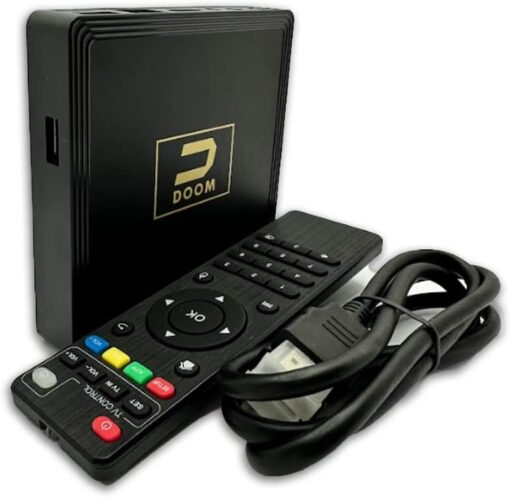 Doom Tv box Android - IP TV BOX 20GB RAM 512 ROM Support 10K UAE