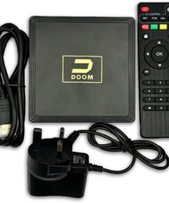 Doom Tv box Android - IP TV BOX 20GB RAM 512 ROM Support 10K UAE