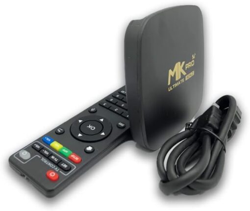 MK Pro Ultimate 5G 2.4G Edition Android 11 Smart TV Box - Intelligent Ultra HD Media Player Work With TV - Projector International Languages. Dubai