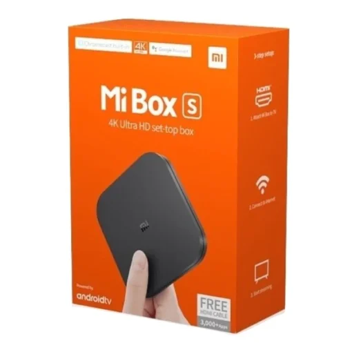 Mi Box S Smart IPTv Box Intelligent 4K Ultra Hd Media Player Dubai